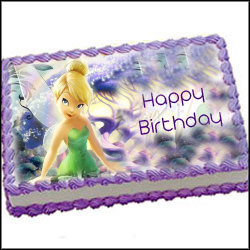 "Tinker Bell Photo cake - 2kgs - Click here to View more details about this Product